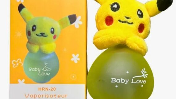 Pokemon Small Plush Pikachu perfume for baby